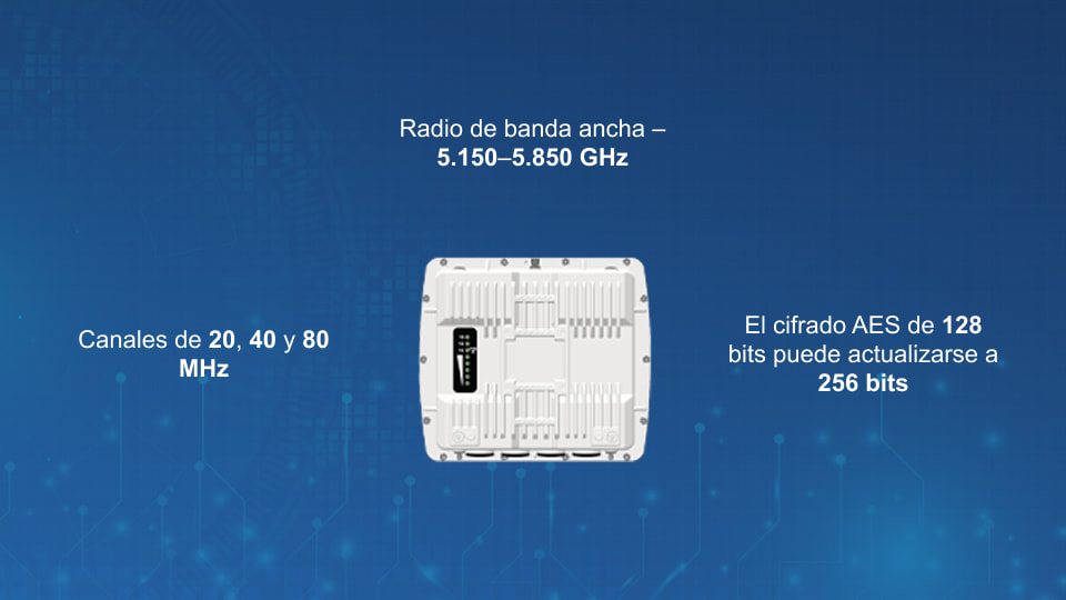 El Stratum X3 – 5GHz es una solución inalámbrica exterior MIMO 2x2 altamente eficiente y segura, con capacidad de hasta 1 Gbps.