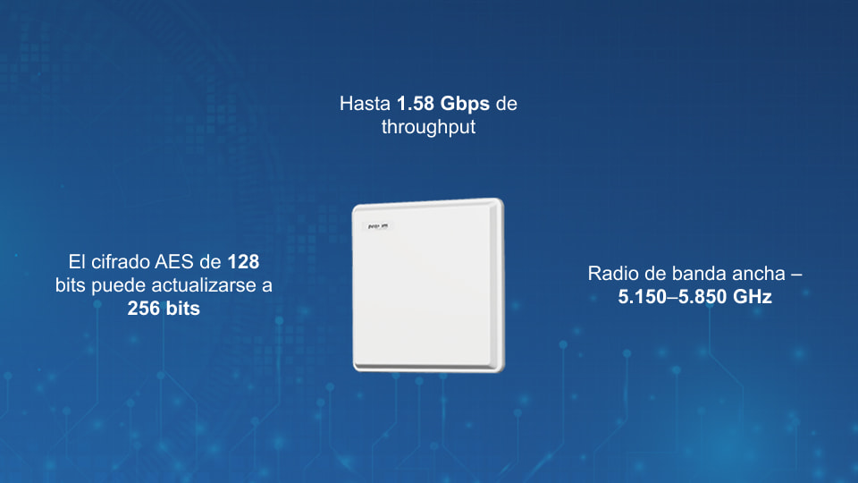El Stratum[tm] X5 es el primero de una nueva serie de endpoints de radio de ultra alto desempeño para punto a punto y punto a multipunto.