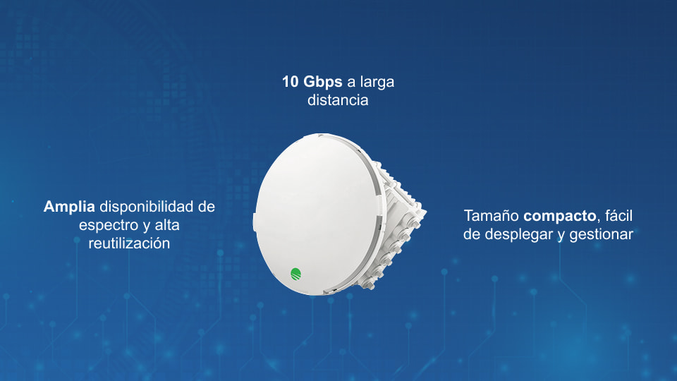 Radio Siklu EtherHaul-8010FX 10Gbps 70 / 80GHz - amplio ancho de banda para redes exigentes